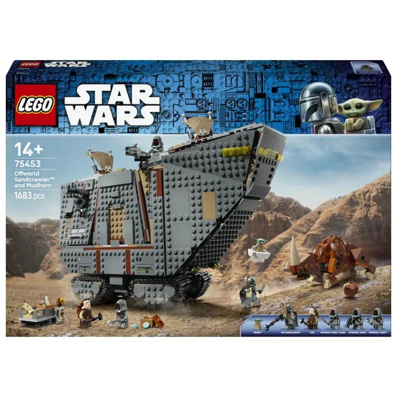 LEGO Star Wars Sandcrawler e Mudhorn Offworld 75453