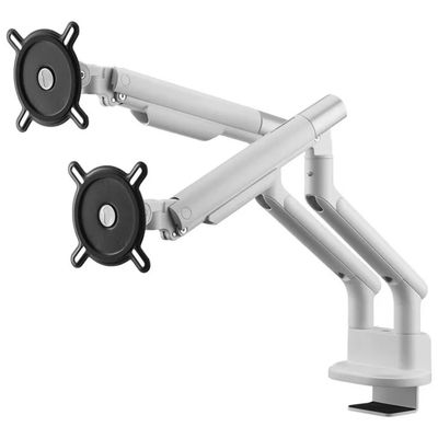 One For All DM7220 Supporto Doppio per Monitor, Bianco