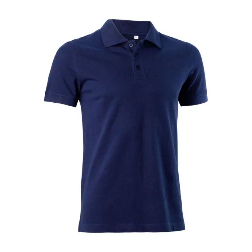 Diadora Atlar Organic Polo da Lavoro Uomo Blu Classico, Cotone Organico, Taglia M