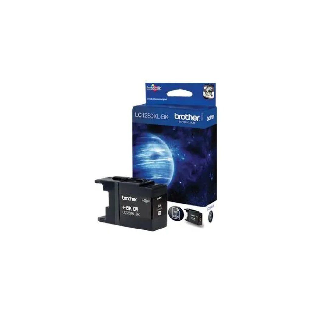 Brother LC1280XLBK Cartuccia Inkjet Originale Nero XL, fino a 2.400 pagine