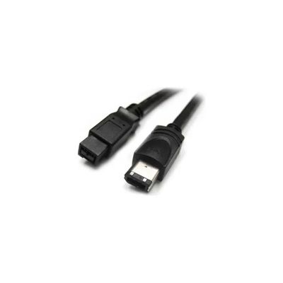 Hamlet Cavo FireWire 800/400, 9 pin a 6 pin, 1,8 m, nero