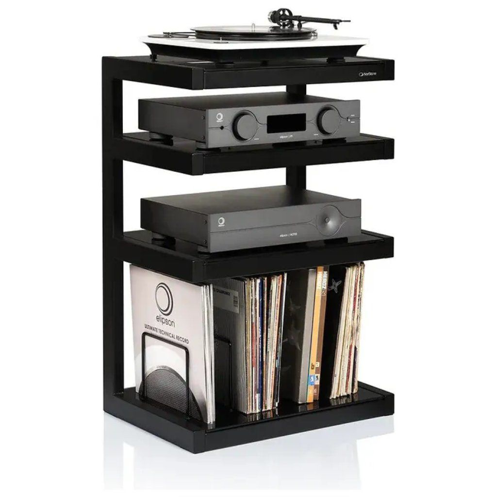 Norstone Esse Hi-Fi Vinyl – Mobile 4 Ripiani Rovere e Bianco Norstone Esse Hi-Fi Vinyl – Mobile 4 Ripiani Rovere e Bianco