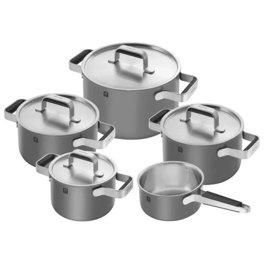 Zwilling PURE Set di pentole 5 pezzi in acciaio inox 18/10, rosa