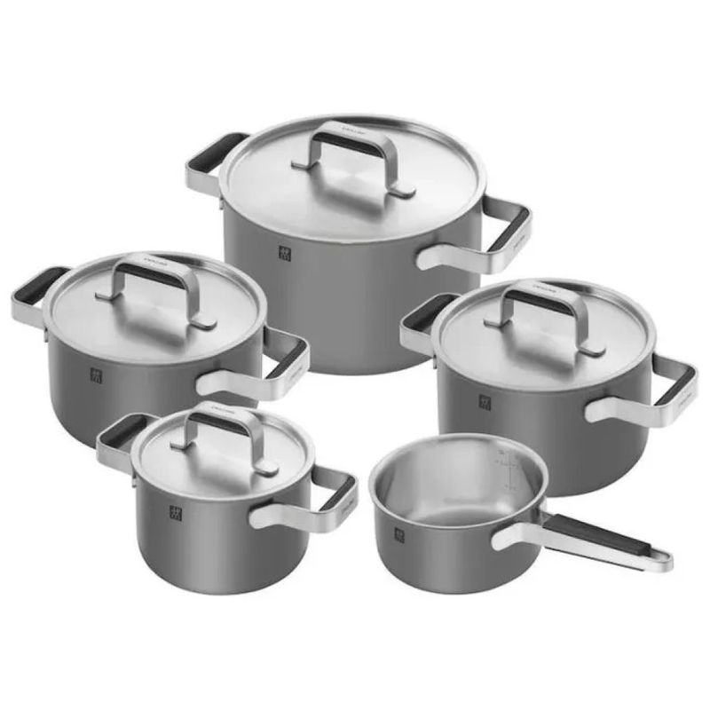 Zwilling PURE Set di pentole 5 pezzi in acciaio inox 18/10, rosa