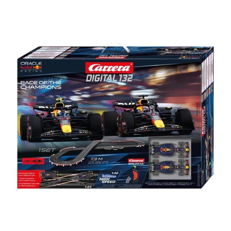 Carrera Digital 132 Race of the Champions – Pista 7,3 m con 2 auto Red Bull RB20 Carrera Digital 132 Race of the Champions – Pista 7,3 m con 2 auto Red Bull RB20