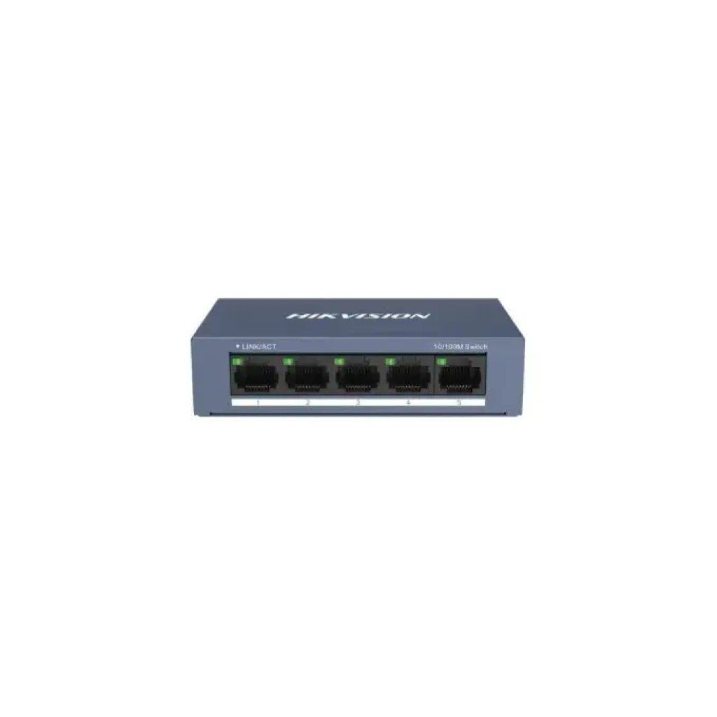 Hikvision DS-3E0105-O Switch Ethernet non gestito 5 porte 10/100 Mbps