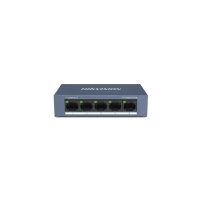 Hikvision DS-3E0105-O Switch Ethernet non gestito 5 porte 10/100 Mbps Hikvision DS-3E0105-O Switch Ethernet non gestito 5 porte 10/100 Mbps