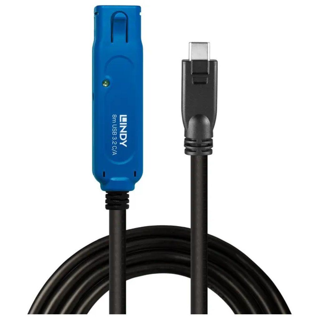 Lindy 43381 Cavo USB-C Attivo 8 m, USB-A Femmina, 5 Gbit/s Lindy 43381 Cavo USB-C Attivo 8 m, USB-A Femmina, 5 Gbit/s