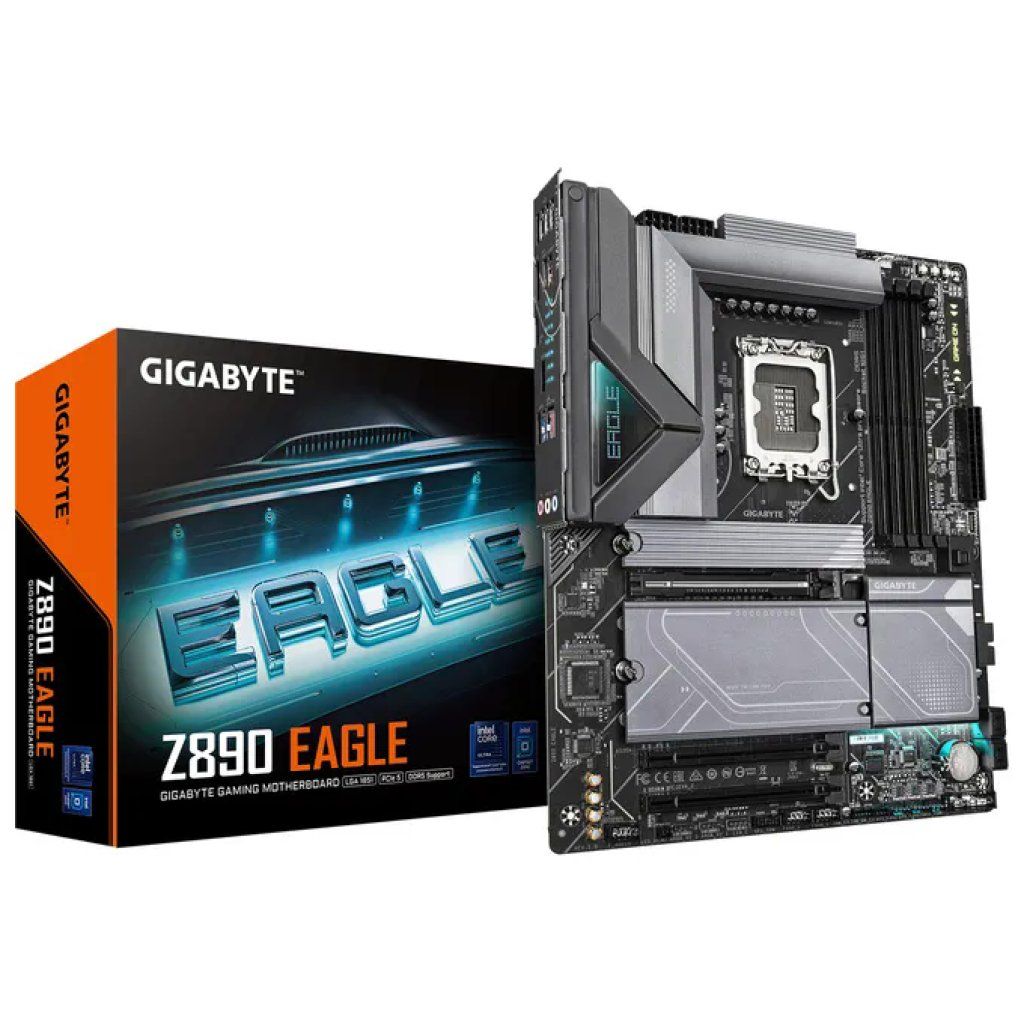 Gigabyte Z890 EAGLE Scheda Madre ATX per Intel Core Ultra Serie 2 Gigabyte Z890 EAGLE Scheda Madre ATX per Intel Core Ultra Serie 2