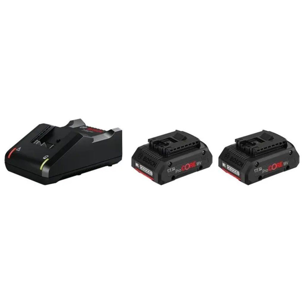 Bosch Professional Kit 2 batterie ProCORE 18V 4,0 Ah e caricabatterie GAL 18V-40