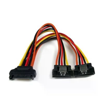 StarTech.com Cavo splitter di alimentazione SATA a Y, 15 cm, con connettori latch