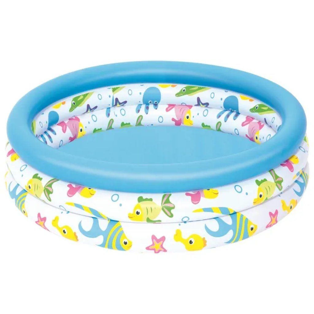 Bestway 51008 Piscina Gonfiabile Ocean Life per Bambini, 102 x 25 cm