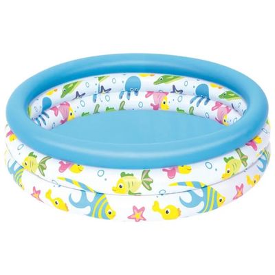 Bestway 51008 Piscina Gonfiabile Ocean Life per Bambini, 102 x 25 cm