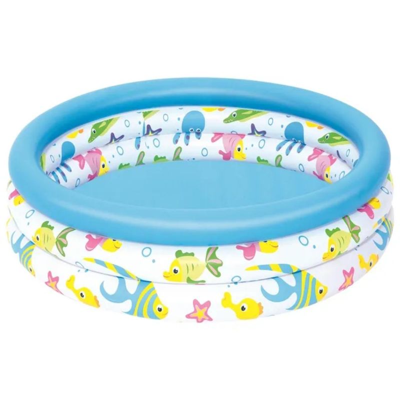 Bestway 51008 Piscina Gonfiabile Ocean Life per Bambini, 102 x 25 cm