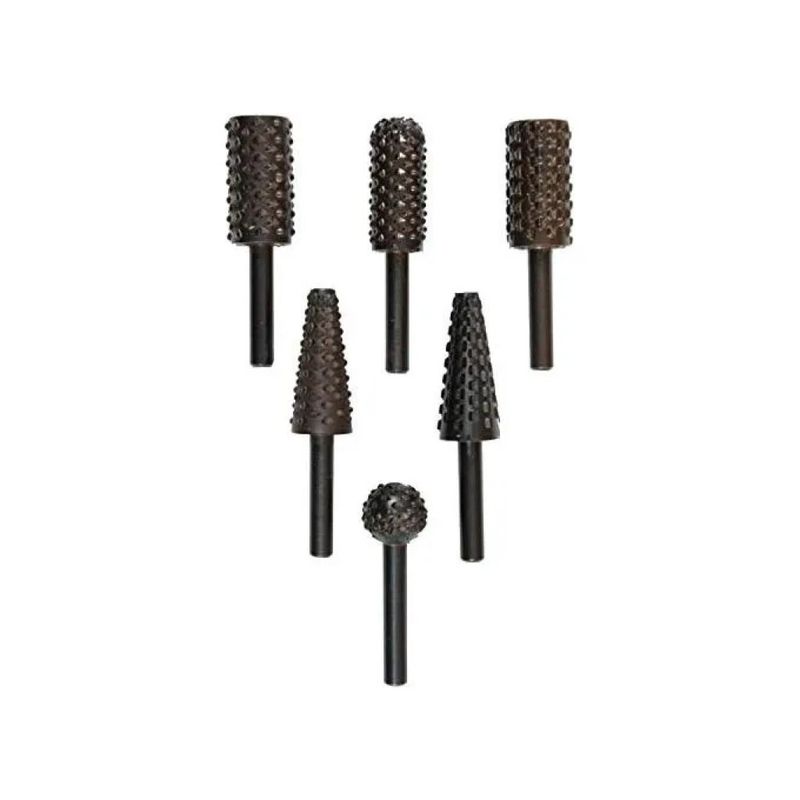 KWB 4955-00 Set di 6 Raspe Rotative per Legno e Metalli non Ferrosi