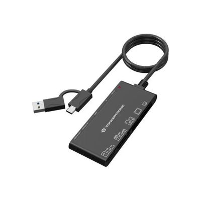 Conceptronic BIAN10B Lettore di schede 7 in 1 USB 3.2 Gen 1, nero