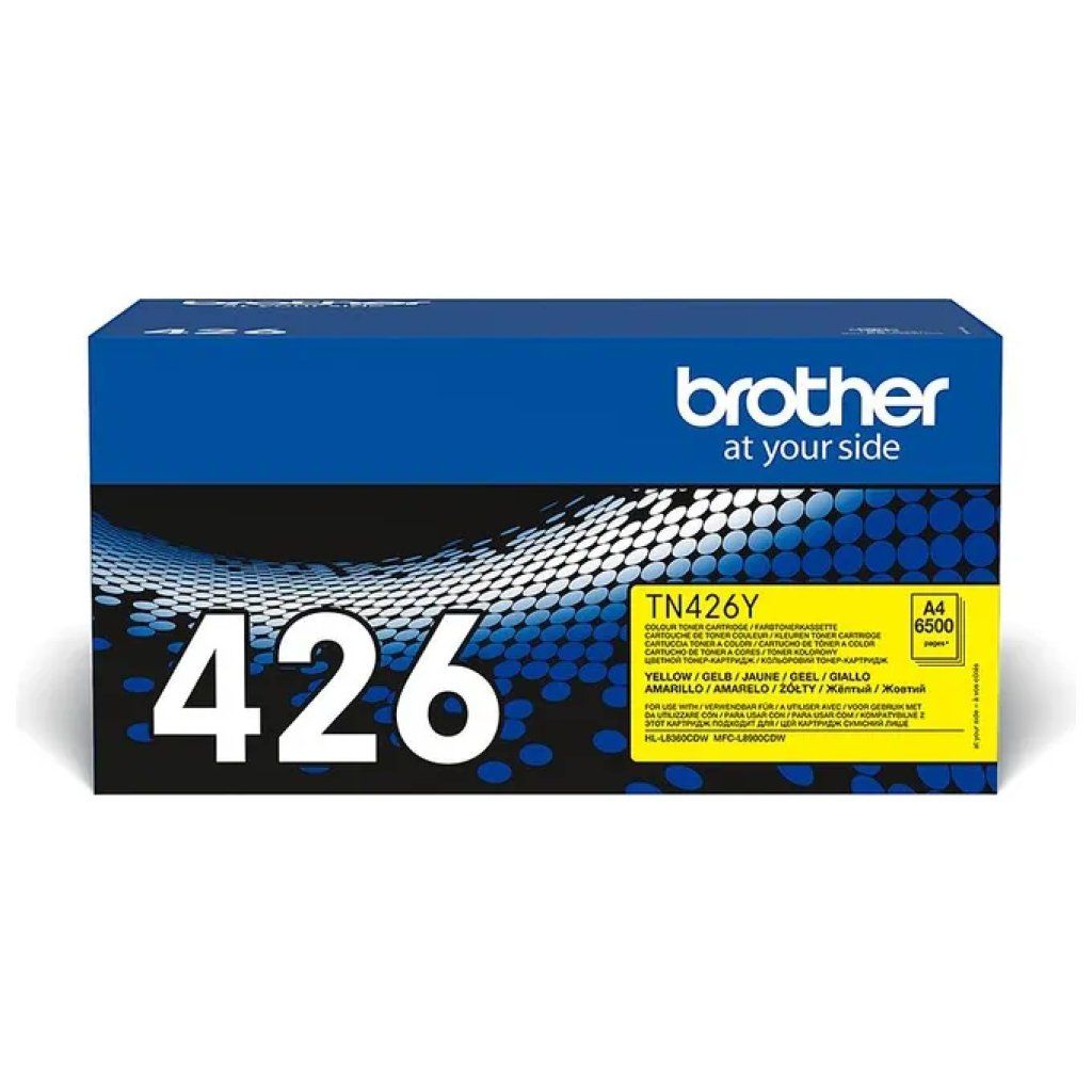Brother TN426Y Toner Giallo Originale Alta Capacità, Fino a 6.500 Pagine