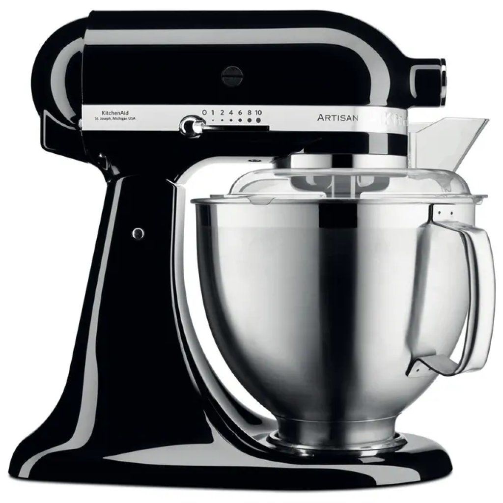 KitchenAid Artisan 5KSM185PS Robot da cucina nero, 4,8 L, 300 W