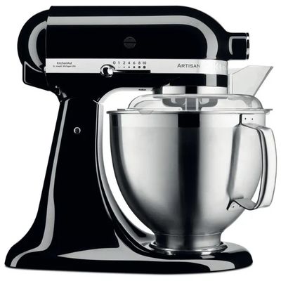 KitchenAid Artisan 5KSM185PS Robot da cucina nero, 4,8 L, 300 W