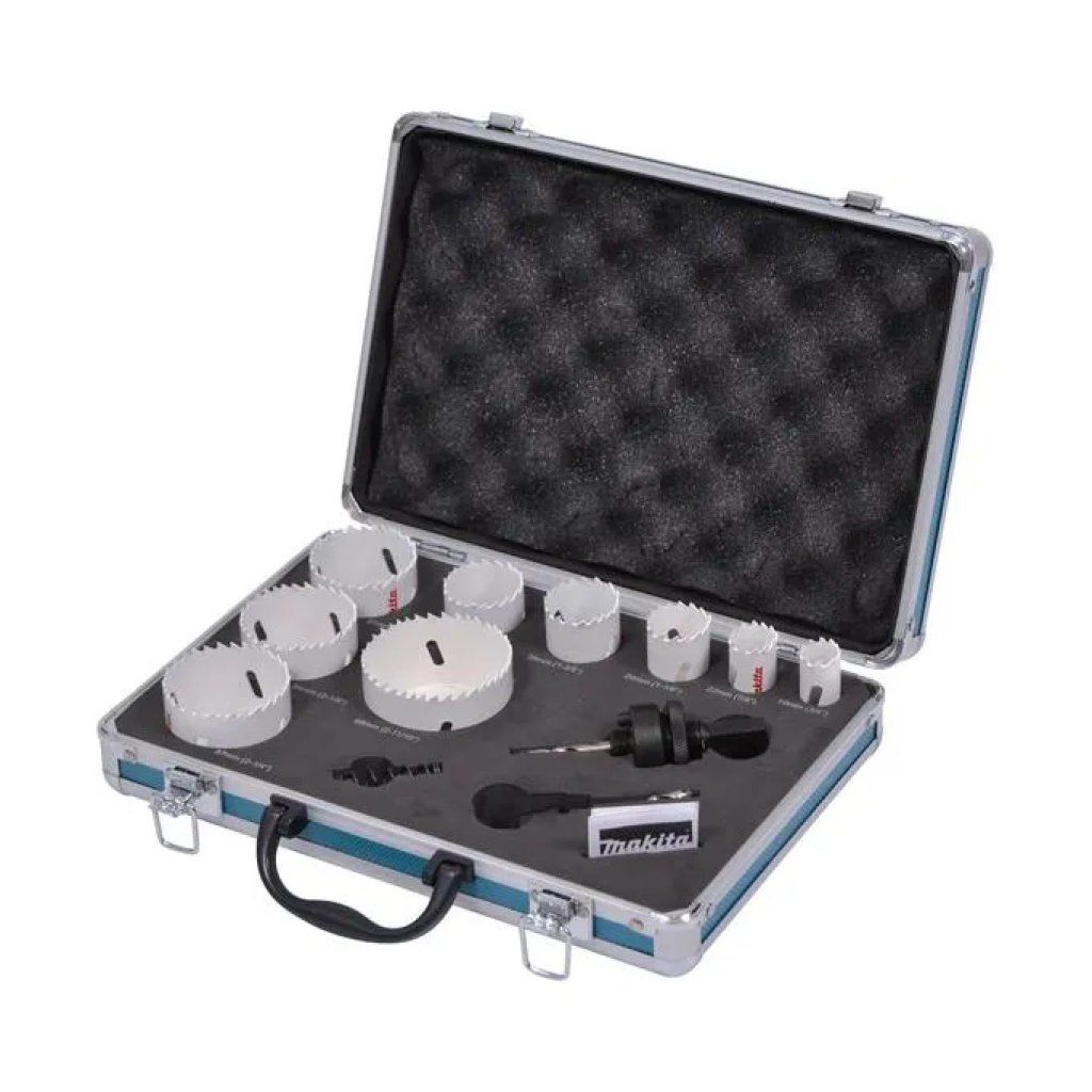 Makita D-47282 Set di Seghe a Tazza BIM, 12 Pezzi, 19–68 mm