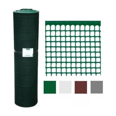 T-REX Rete in Plastica HDPE 10x10 mm, Rotolo 100 m x 50 cm, Marrone