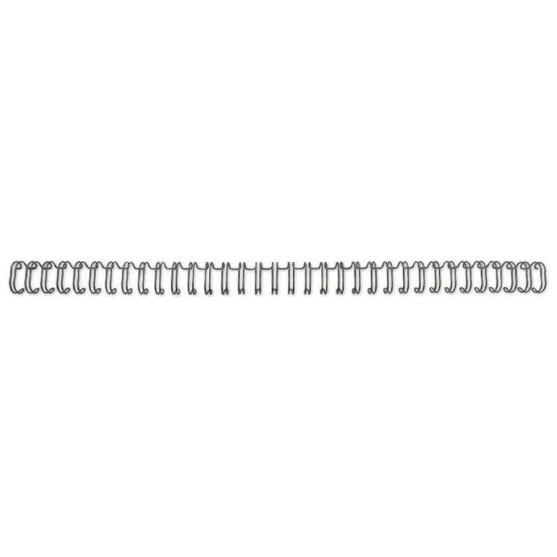 GBC Dorsi Metallici per Rilegatura Neri 9,5 mm – Confezione da 100