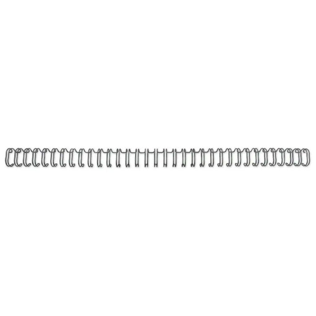 GBC Dorsi Metallici per Rilegatura Neri, 9,5 mm, 100 Pezzi