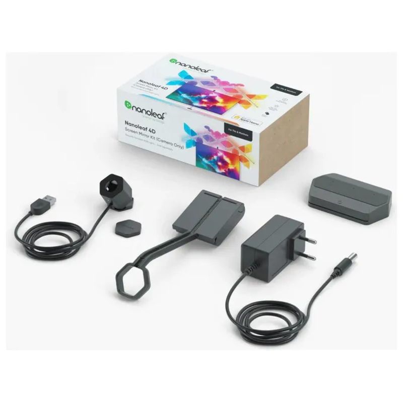 Nanoleaf 4D Screen Mirror Kit RGBIC Sync+ con Privacy Cover