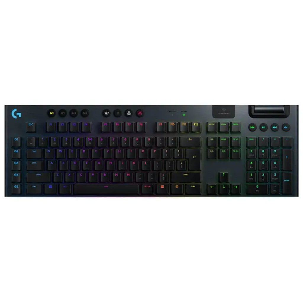 Logitech G915 Tastiera Gaming Meccanica Wireless LIGHTSPEED, GL Tactile, RGB, Layout Italiano, Nera Logitech G915 Tastiera Gaming Meccanica Wireless LIGHTSPEED, GL Tactile, RGB, Layout Italiano, Nera