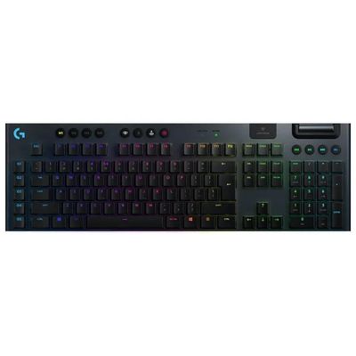 Logitech G915 Tastiera Gaming Meccanica Wireless LIGHTSPEED, GL Tactile, RGB, Layout Italiano, Nera
