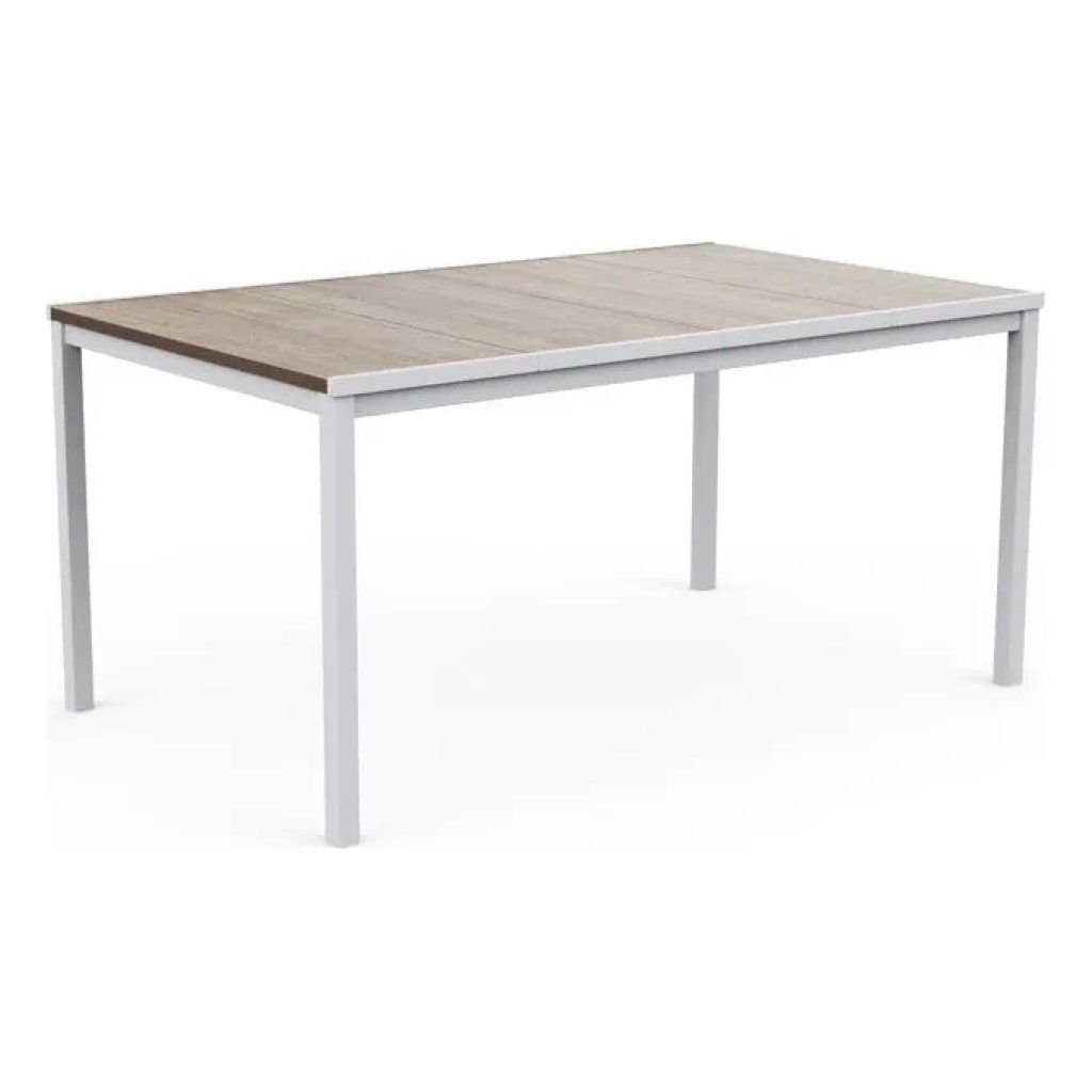 Keter Porto Tavolo da Giardino 160 x 95 cm Bianco