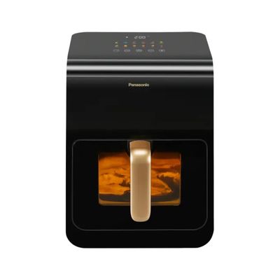 Panasonic NF-CC600 Friggitrice ad Aria 6 L, 1450 W, 11 Programmi, Display LED, Nera