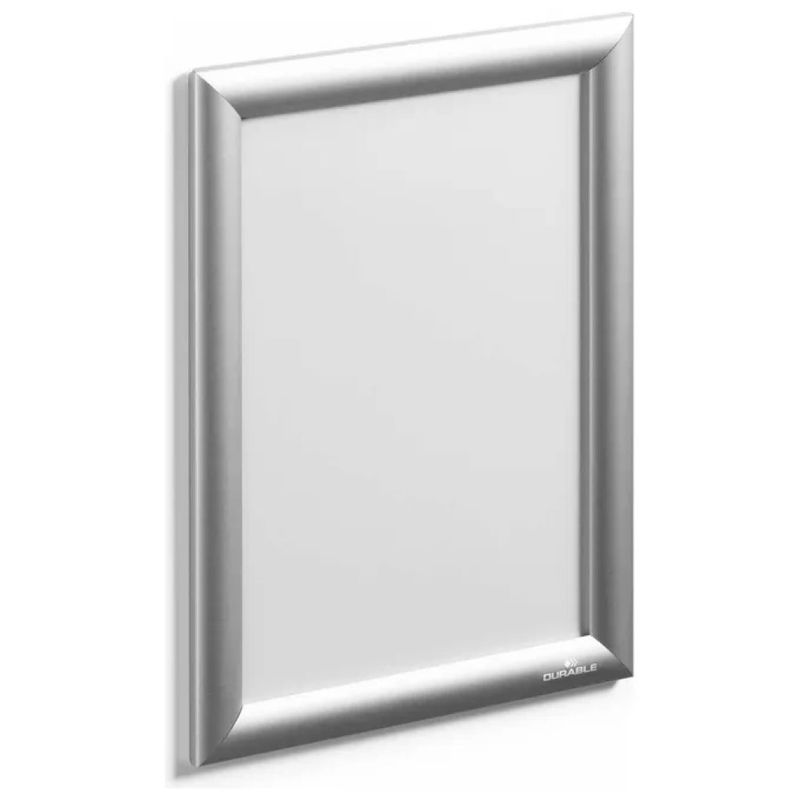 DURABLE Cornice a Scatto A4 in Alluminio Argento