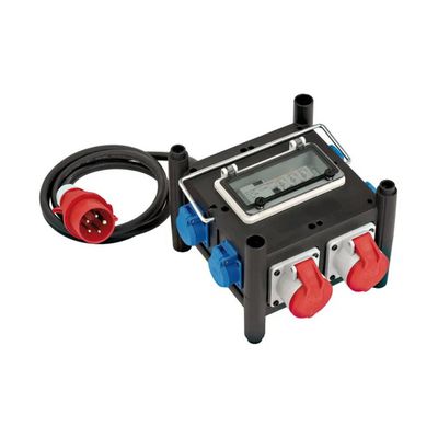 Brennenstuhl Stazione di distribuzione elettrica 230/400 V, 16 A, 5 prese, IP44