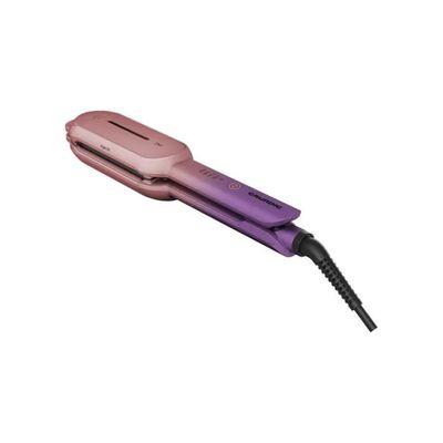 Grundig HS 8331 GMS9051 Piastra per capelli in ceramica, rosa e viola Grundig HS 8331 GMS9051 Piastra per capelli in ceramica, rosa e viola
