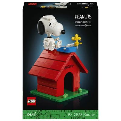 LEGO Ideas 21368 Peanuts: la cuccia di Snoopy, set da 964 pezzi