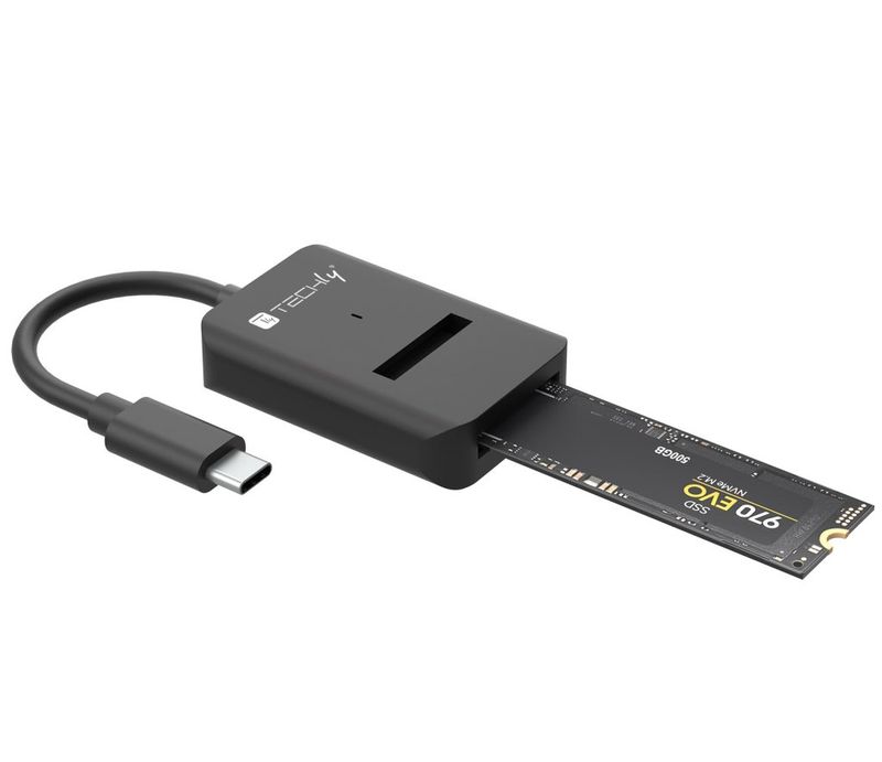 Techly Adattatore USB-C per SSD M.2 NVMe e SATA