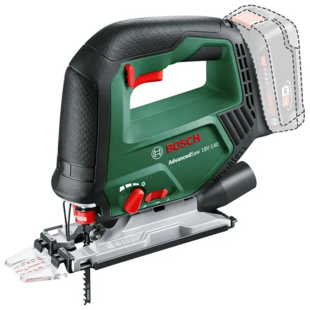 Bosch AdvancedSaw 18V-140 Seghetto a Batteria 18 V