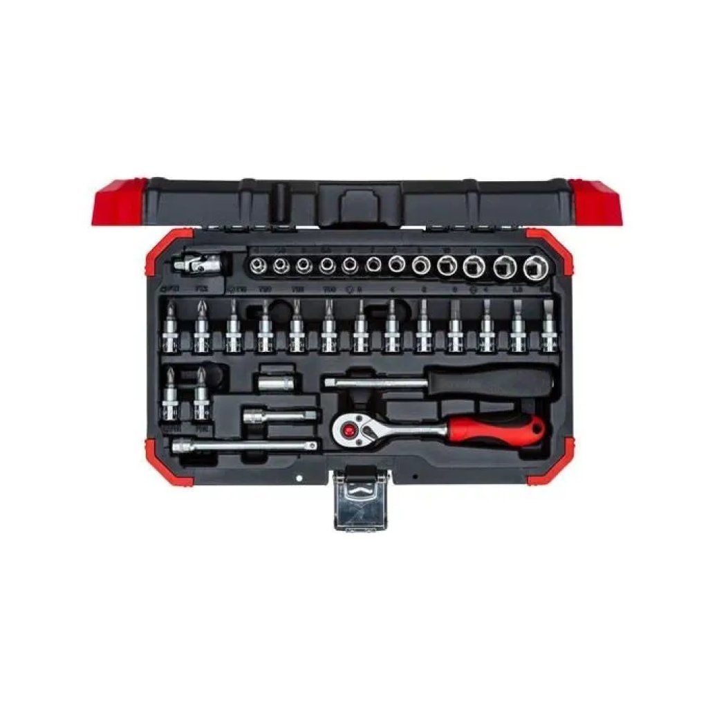 GEDORE R49003033 Set di bussole da 1/4″, 33 pezzi