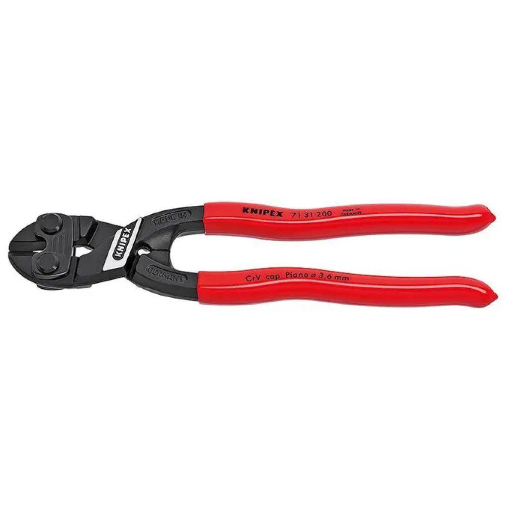 KNIPEX CoBolt 71 31 200 – Pinza tagliabulloni a doppia leva, 200 mm