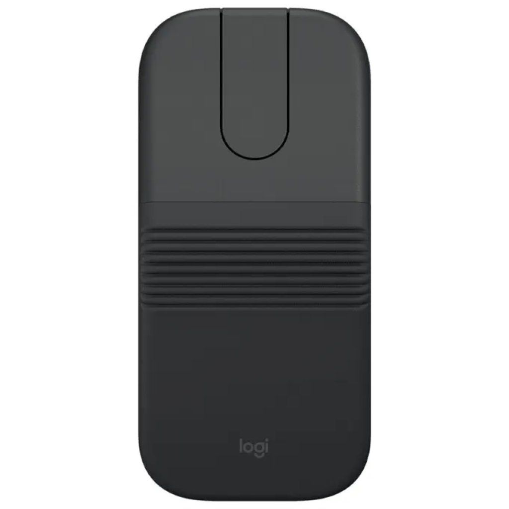 Logitech Mobi Fold Mouse Ambidestro Wireless e Bluetooth, 4000 DPI, Grafite