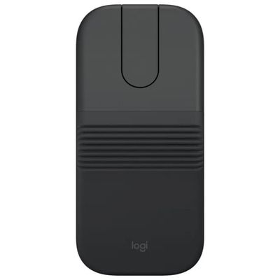 Logitech Mobi Fold Mouse Ambidestro Wireless e Bluetooth, 4000 DPI, Grafite