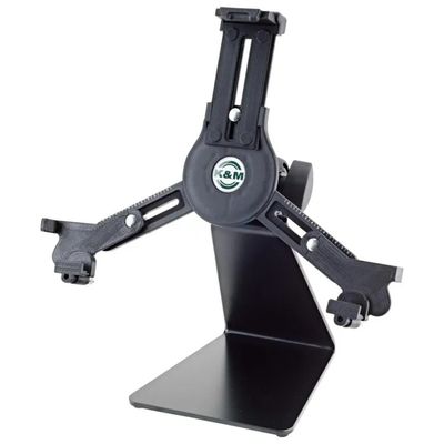 KONIG König & Meyer 19792.016.55 Supporto da Tavolo per Tablet Regolabile Nero