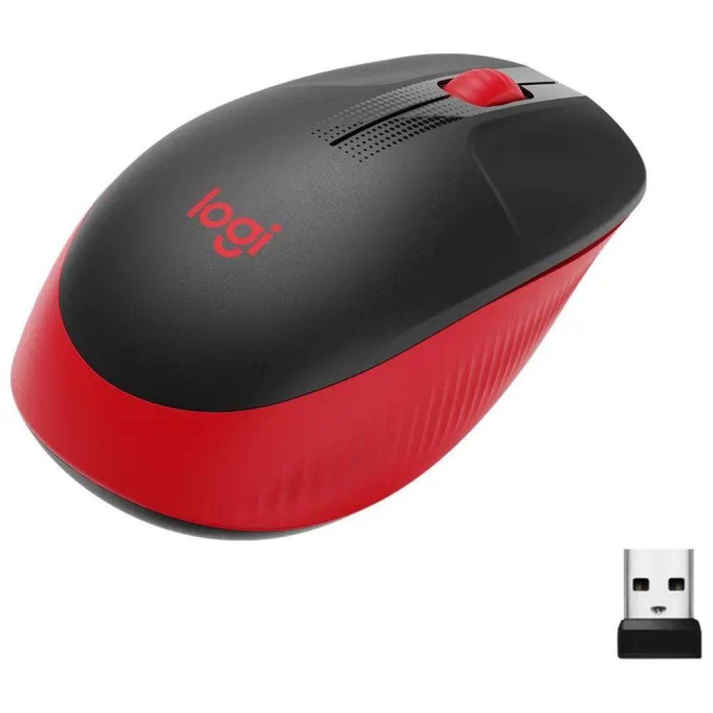 Logitech M190 Mouse Wireless Ottico Rosso Logitech M190 Mouse Wireless Ottico Rosso