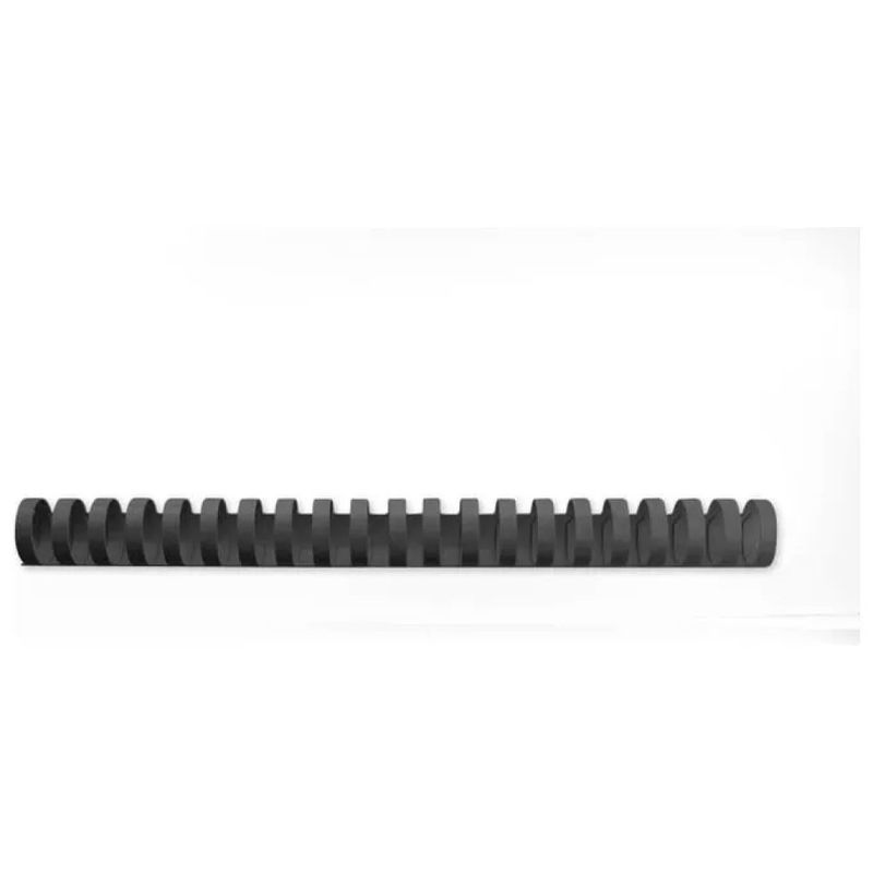 GBC CombBind Dorsi Plastici Neri 25 mm - 50 Pezzi