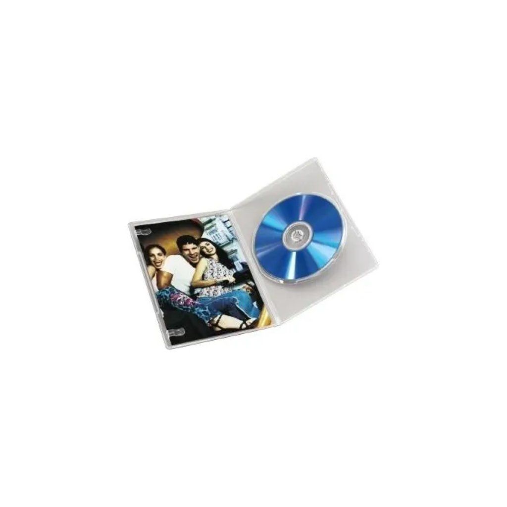 Hama Confezione da 10 Custodie DVD Slim Trasparenti