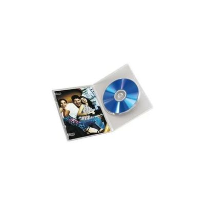 Hama Confezione da 10 Custodie DVD Slim Trasparenti