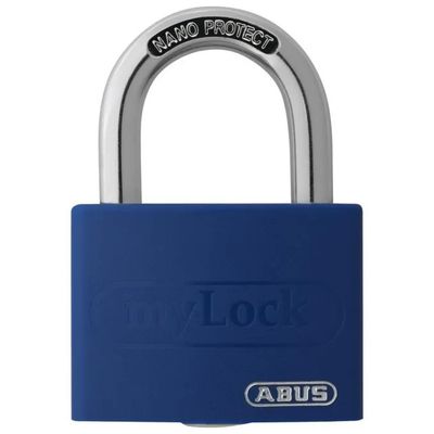 ABUS MyLock T65AL SL 5 Lucchetto in Alluminio Blu, 40 mm ABUS MyLock T65AL SL 5 Lucchetto in Alluminio Blu, 40 mm