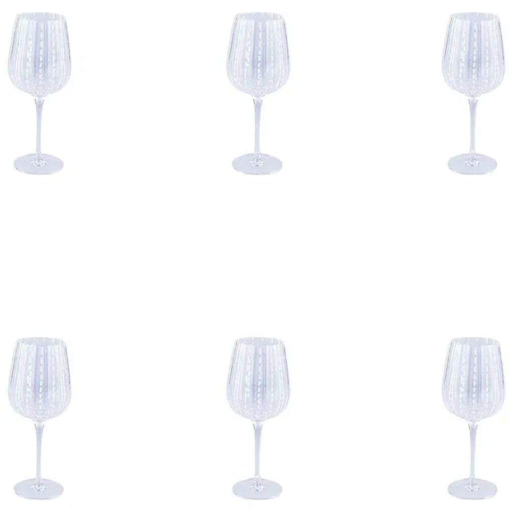 VDE TIVOLI 1996 Villa d’Este Shiraz – Set 6 calici da vino 500 ml
