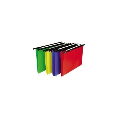 Bertesi Cartesio, cartelle sospese in polipropilene blu, 37 x 25 cm, confezione da 25